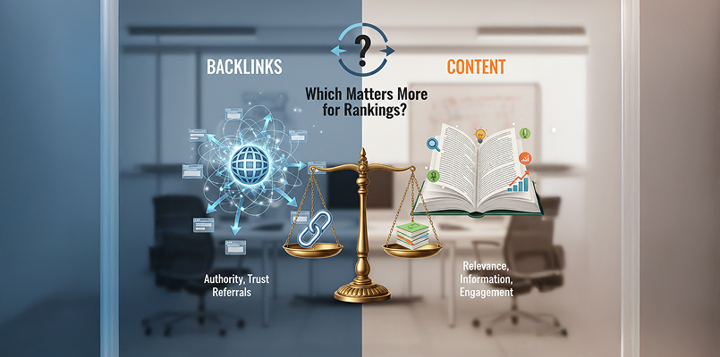 Backlinks vs Content: Which Matters More for Rankings?