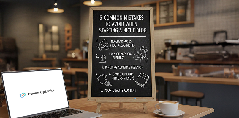 5 Common Mistakes to Avoid when starting a Niche Blog