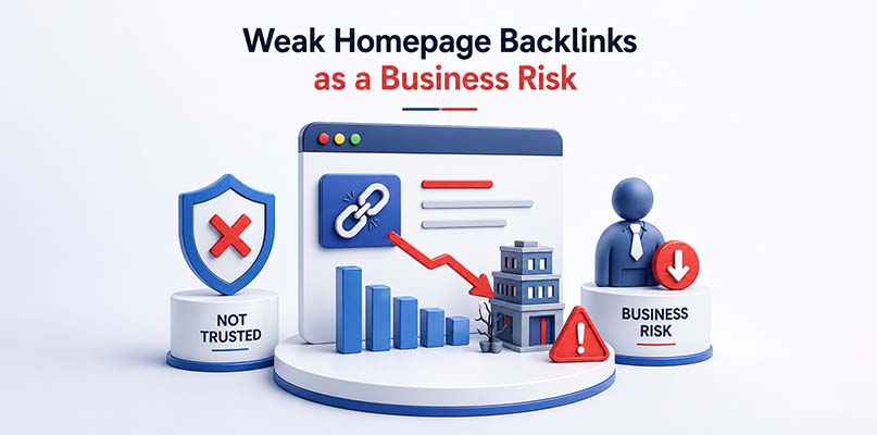 Why Investors See Weak Homepage Backlinks as a Business Risk