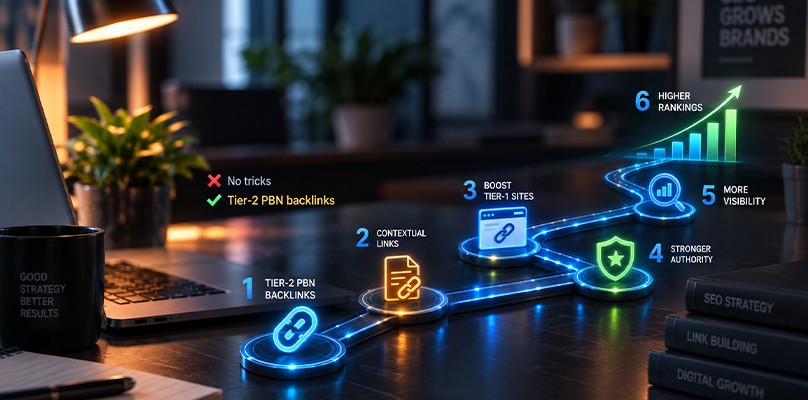 Tier 2 PBN backlinks Service